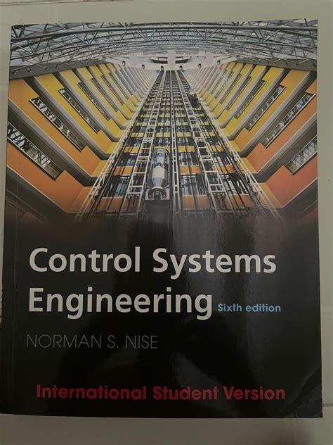Nise International Control Systems Engineering 6th Edition