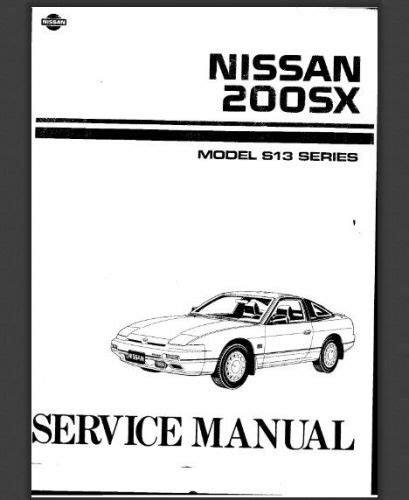 Nissan 200sx s13 silvia full service repair manual. - Red seal welding study guide manitoba.