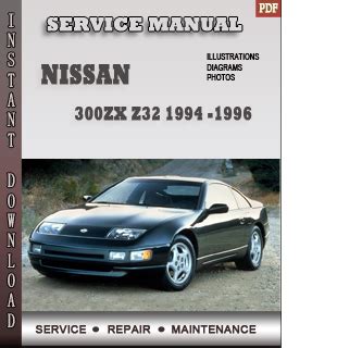 Nissan 300zx z32 1994 1995 1996 service manual repair manual. - Service manual for ge microwave model jnm1541.