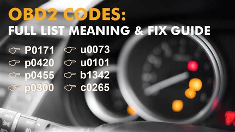 Nissan OBD / OBD2 Codes –