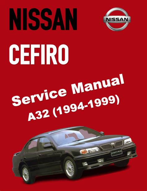 Nissan a32 cefiro maxima workshop manual 1998 onwards. - Chemistry molecular approach solutions manual download.