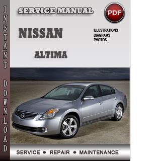 Nissan altima model l32 series full service repair manual 2007. - Onkyo tx sr607 av reciever service manual.
