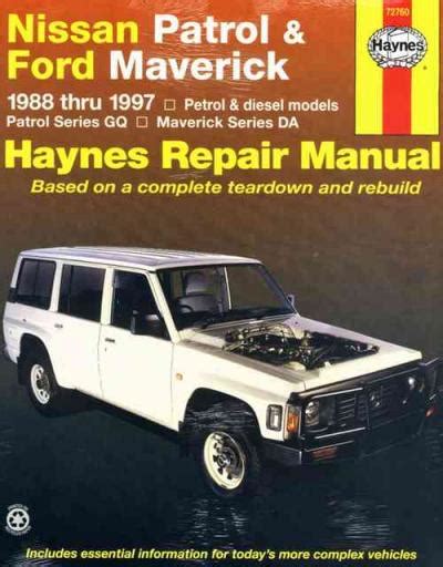 Nissan gq patrol maverick workshp repair manual. - Evinrude 18 hp outboard motor manual.