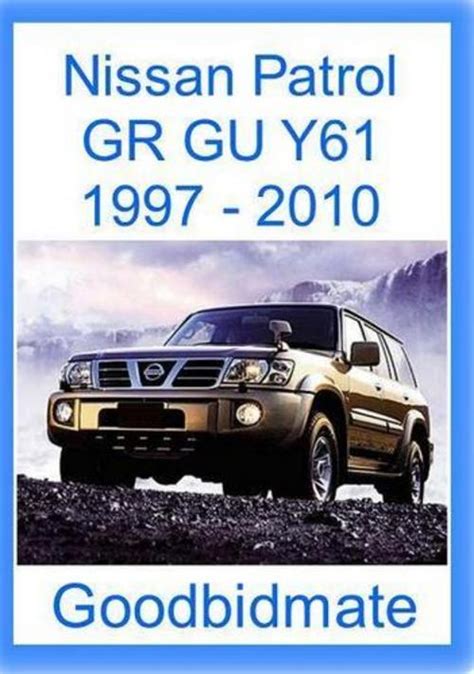 Nissan gr gu y61 patrol 1997 2010 reparaturanleitung werkstatt. - Introduction to categorical data analysis solution manual.