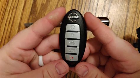 Nissan key fob replacement. Step 1: Unscrew the lid to expose the area that holds the battery in the key fob. Step 2: Remove the old battery and place the new one in. Step 3: Screw the lid back in. Make sure it isn’t loose to prevent damage. Step 4: Test the key … 