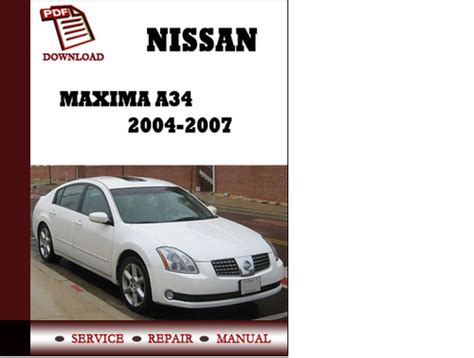 Nissan maxima a34 2004 2005 2006 2007 service manual repair manual. - Narcóticos anónimos paso guía de trabajo paso uno.
