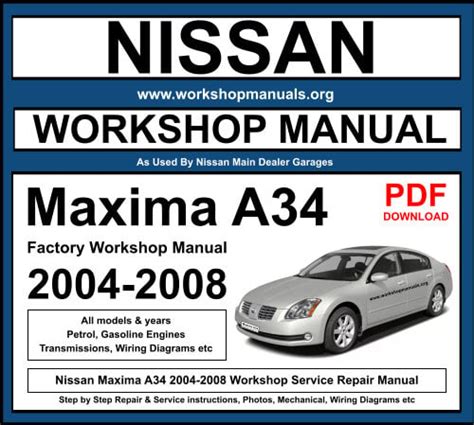 Nissan maxima full service repair manual 2004 2008. - Lg 50pg20d 50pg20d aa plasma tv service manual.