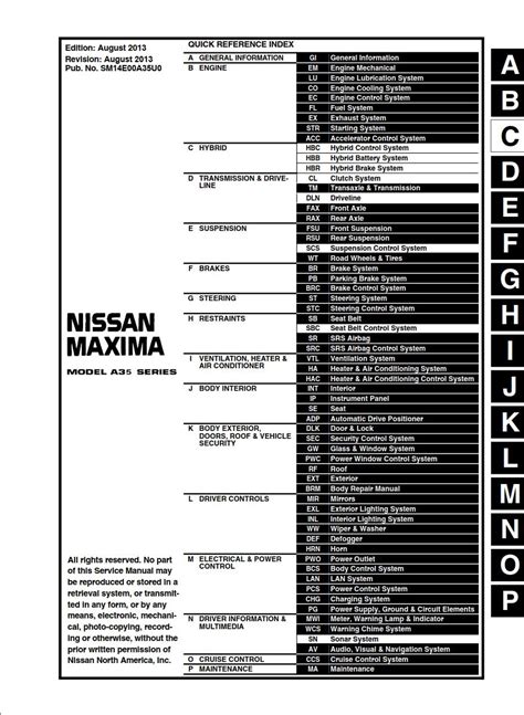 Nissan maxima manual de servicio la fbrica. - Yamaha yzf 600 thundercat fazer service repair manual.