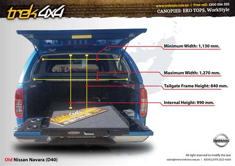 Nissan navara d40 canopy dimensions.  BESPOKE.  ENGINEERED.  Order now and transform y...