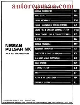 Nissan pulsar gtir sunny manuale di riparazione completo per officina. - Bombardier learjet 45 aircraft pilot training manual downloa.