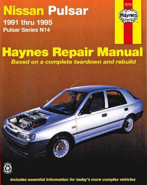 Nissan pulsar n14 1990 1995 ga16de sr20de service manual. - El manual del navegador cruzado aprende a crear modernos y compatibles.