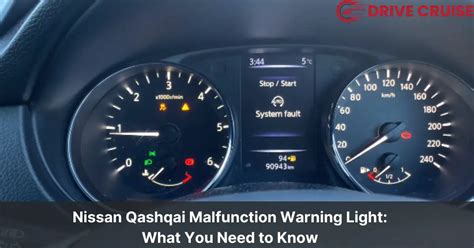 Nissan qashqai dpf warning light.  To complement this issue, my cruise control has never...
