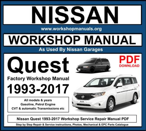 Nissan quest complete workshop repair manual 2005. - Stanley garage door opener manual 3220.