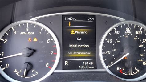 Nissan rogue warning malfunction. Dec 5, 2022 · Signs Of Trouble With a Nissan Rogue Chassis Control System. The effects of problems with the Chassis Control System can vary, but will include the following symptoms: Reduced engine performance ... 