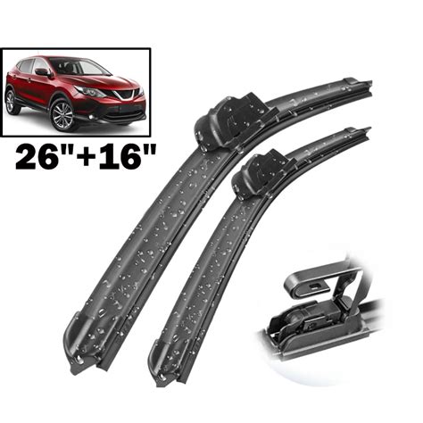 The answer to that question largely depends on the size of your windshield. It is also important that you know that the length of the wiper blade will depend on whether you have a standard or an extended-size windshield. The 2012 Nissan Rogue Windshield Wiper Blade Size is 26 in / 660 mm Driver Side, 13 in / 330 mm Passenger Side, and 12 in .... 