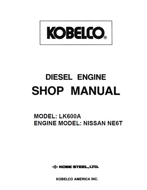 Nissan service manual ne6 engines diesel. - Repertorio universal de derecho de autor..