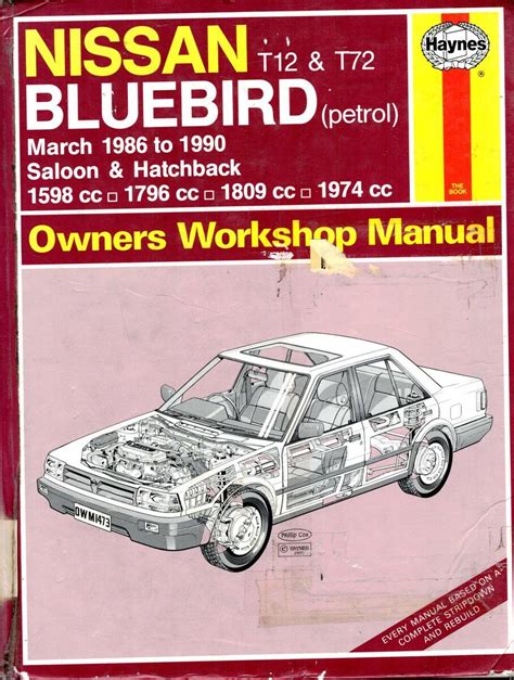 Nissan t12 and t72 bluebird petrol march 86 90 service and repair manual haynes service and repair manuals. - Craftsman 65 hp 17 rear tine tiller manual.