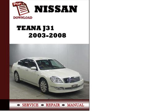 Nissan teana j31 2003 2004 2005 2006 2007 2008 factory service repair manual. - The complete illustrated guide to farming.