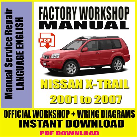Nissan xtrail 2001 to 2007 service repair manual. - Finansiering af landbrug gartneri & skovbrug.