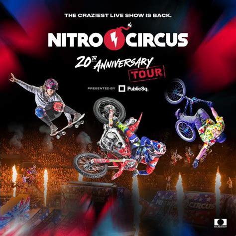 Nitro circus tour. Nitro Circus is coming back to North America in a big way in 2021, with more than 26 shows across the United States and Canada. The cities and dates are still being … 