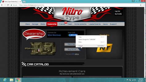 Is that Nitro Cash you earned burning a hole in your pocket? Complete 