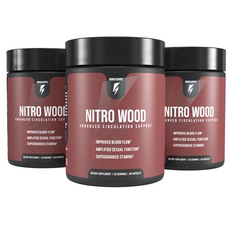 Nitro Wood is that amazing supplement to enhance circulation support by improving blood flow, increasing sexual function, and boosting stamina. With 30 servings …. 