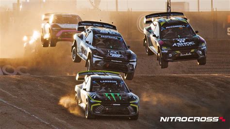 Nitrocross - Feb 29, 2024 · The Nitrocross track crew will build a new custom track at the NASCAR track. While also likely using part of the already existing track for the Nitrocross track. Round 3&4 Salt Lake City Utah, Oct 4-5 2024. The home of Nitrocross, Salt Lake City Utah will once again be a part of the Nitrocross calendar in 2024-25. 