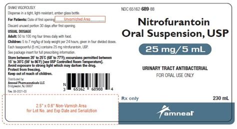 Nitrofurantoin Monograph - Paediatric