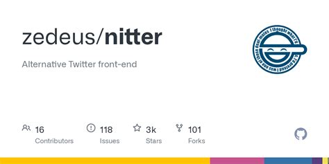 Nitter instances github.  Lemmy Alternative Twitter front-end.  There are stil...