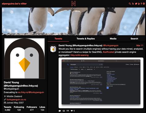 Nitter instances twitter. com Redirecting proxy for Nitter (alternative Twitter fr...