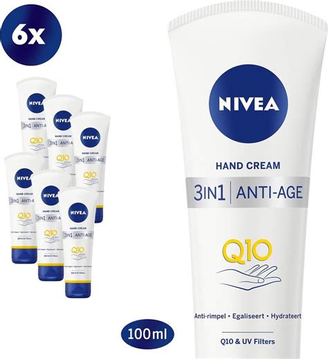 Nivea 3-In-1 Anti-Age Q10 Hand Cream 100 ml - NiceHair