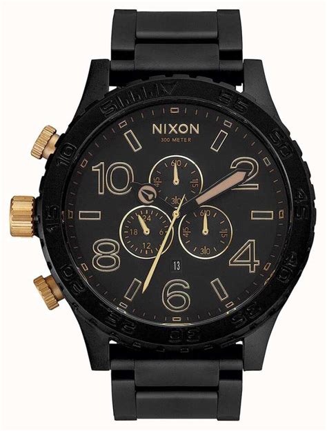 Nixon 51-30 Matte Black Band with FREE case pins eBay