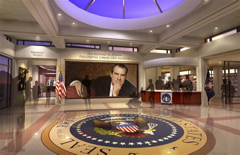 Nixon library. The Nixon Library reopened May 19 with a red white and blue ceremony to welcome its first museum visitors since March of 2020. Eight First Responders and Frontline Workers —two nurses, two firefighters, two Sheriff’s deputies and two school principals— joined four “Presidents of the United States” to cut the ribbon to officially reopen the … 