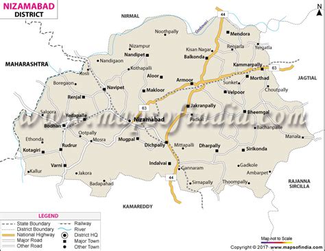 Nizamabad Pin Code, Telangana - Maps of India