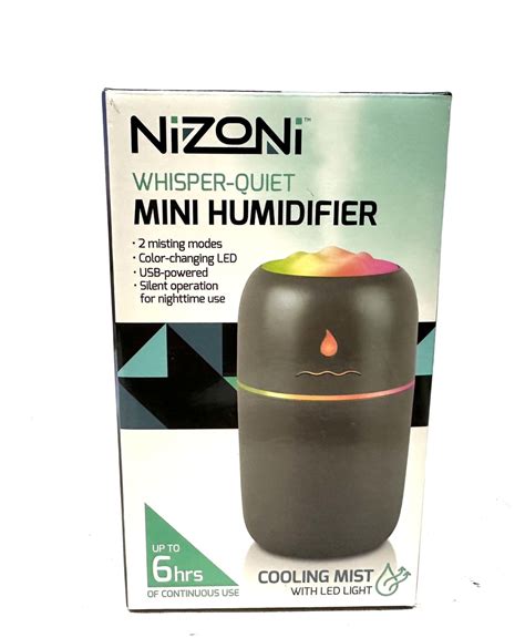 Nizoni humidifier. Find many great new & used options and get the best deals for Nizoni Portable 360 Degree Cool Mist Humidifier - NEW at the best online prices at eBay! Free shipping for many products! 