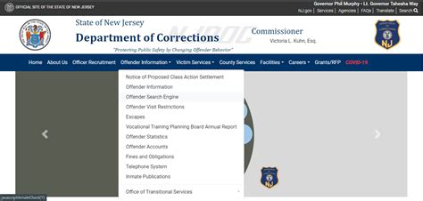 Nj doc inmate search.  The platform provides information on sentencing det...
