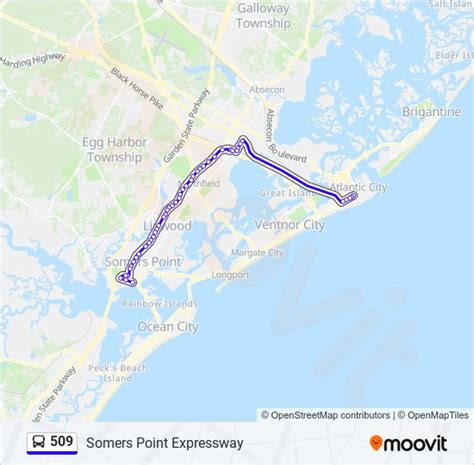  Bus Route No. 509: Bus Stops Added in Somers Point - Effective Immediately. This advisory has expired. Please click here to view current alerts and advisories across all NJ Transit services. . 