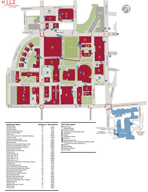 Parking Map All university parking lots are designated for specific types of usage during normal hours (i.e. Student, Faculty and Staff, Visitor, Reserved Parking). Vehicles must display appropriate types of parking permits in order to park in restricted lots..