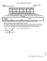 Njit past common exams.  Fall 2018 MATH-333 (Common Exam.  Signature : My...