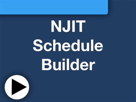 Njit schedule builder.  NJIT: Course Schedule.  You can double major, design an inte...