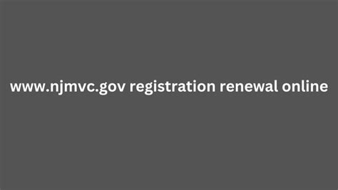 Online registration renewal. Renew Vehicle Registration (fee) Tr