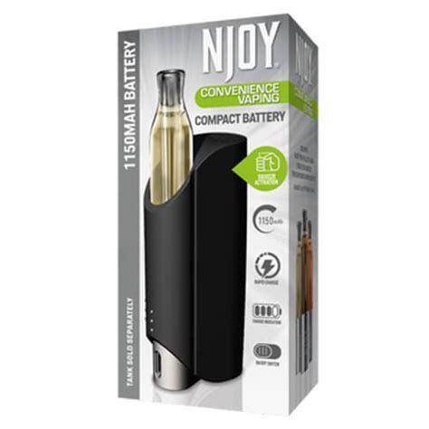 Njoy battery. Battery LED flashes 3 times. Certain batteries will flash 3 times to indicate a short circuit. Most standard e-cig batteries will have what's called short circuit protection, so when there is a short and you press the fire button it will just blink 3 times and then won't do anything. 