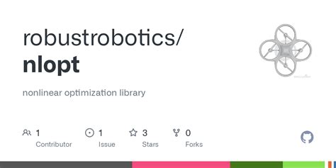 Nlopt github.  Contribute to robustrobotics/nlopt development by creating an acco...