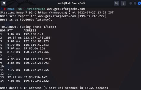 Nmap host discovery example.  Determining which servers are running, where they a...