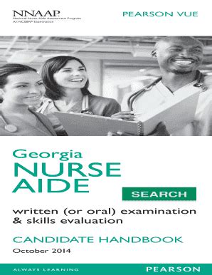 regulations. Pearson VUE is the authorized administrator of the NNAAP in your state. The NNAAP Examination is an evaluation of nurse aide-related knowledge, skills, and abilities. The NNAAP Examination is made up of both a Written (or Oral) Examination and a Skills Evaluation. The purpose of the NNAAP Examination is to test that you understand and