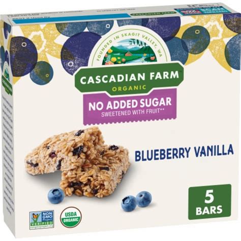 No Added Sugar Blueberry Vanilla Chewy Bars