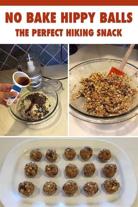 No Bake Hippy Balls the Hiking Snack of Champions - Pinterest