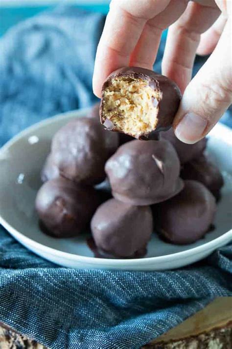 No Bake Peanut Butter Balls - Create Kids Club