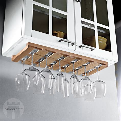 No Drilling Wine Glass Rack, Counter Wine Rack, Under Cabinet Wine Rack …