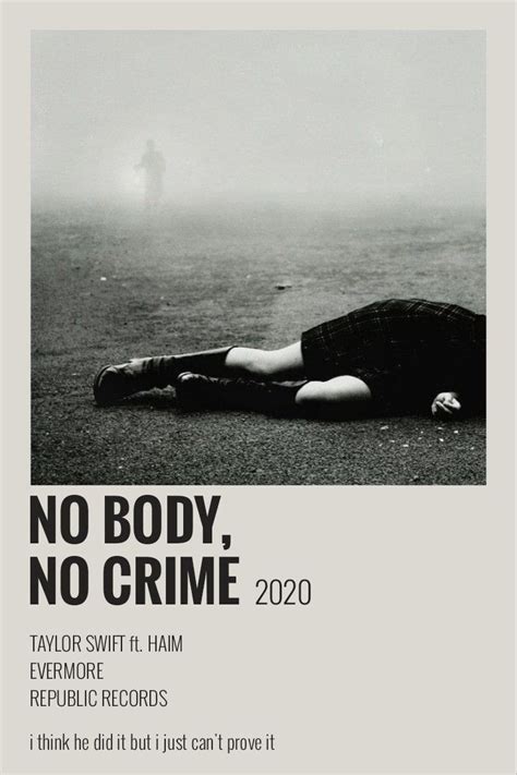 No body no crime. Things To Know About No body no crime. 
